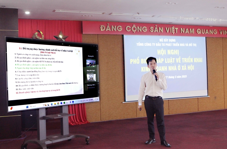 Tổng công ty tổ chức Hội nghị phổ biến pháp luật về triển khai kinh doanh nhà ở xã hội: Hướng tới mục tiêu phát triển bền vững và an sinh xã hội