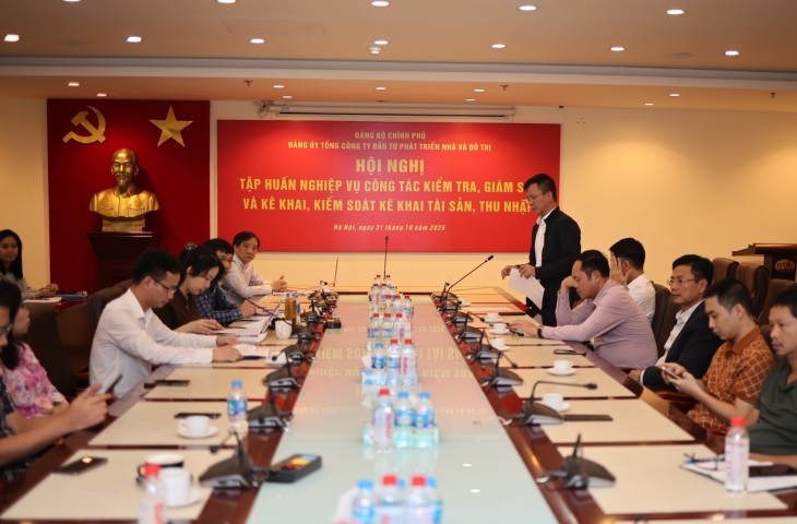 Ủy ban Kiểm tra Đảng ủy Tổng công ty HUD tổ chức Hội nghị tập huấn nghiệp vụ công tác kiểm tra, giám sát và kê khai tài sản, thu nhập