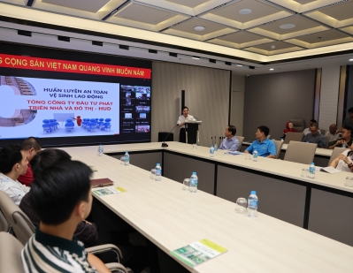 Tổng công ty HUD tổ chức khóa huấn luyện định kỳ về an toàn, vệ sinh lao động năm 2026