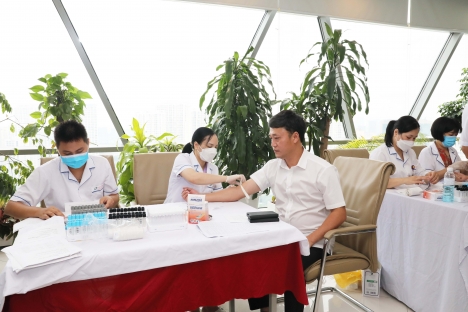 Tổng công ty HUD tổ chức khám sức khỏe định kỳ năm 2023 cho CBNV khu vực miền Bắc