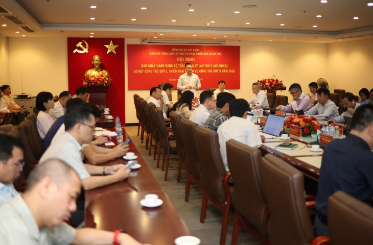 Hội nghị lần thứ 5 (mở rộng) Ban Chấp hành Đảng bộ Tổng công ty Đầu tư phát triển nhà và đô thị