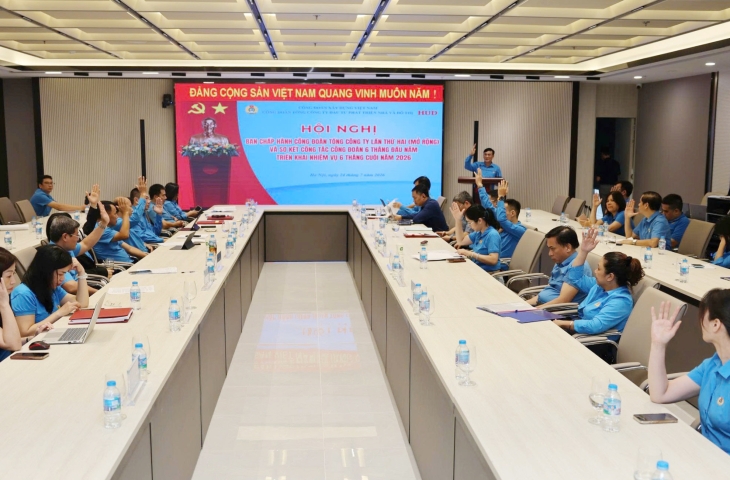 Công đoàn Tổng công ty HUD: Đổi mới sáng tạo, đồng hành cùng doanh nghiệp và người lao động, vượt khó hoàn thành thắng lợi nhiệm vụ 6 tháng cuối năm 2026